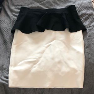 BCBG peplum skirt